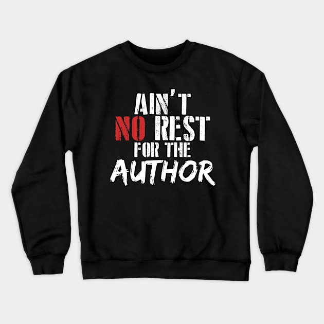 Author job title gifts for him her . Perfect present for mother dad friend him or her Crewneck Sweatshirt by SerenityByAlex